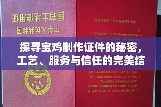 贵阳探寻宝鸡制作证件的秘密，工艺、服务与信任的完美结合