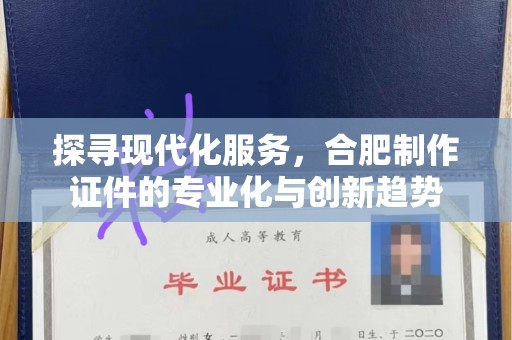 贵阳探寻现代化服务，合肥制作证件的专业化与创新趋势