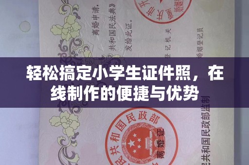 贵阳轻松搞定小学生证件照，在线制作的便捷与优势