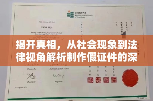 贵阳揭开真相，从社会现象到法律视角解析制作假证件的深层影响